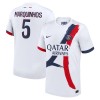 Maillot de Supporter Paris Saint-Germain Marquinhos 5 Extérieur 2024-25 Pour Homme